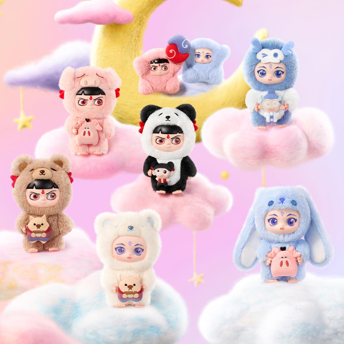 NeZha 2 Dress Up Party Series Vinyl Plush Doll Pendant - POP MART