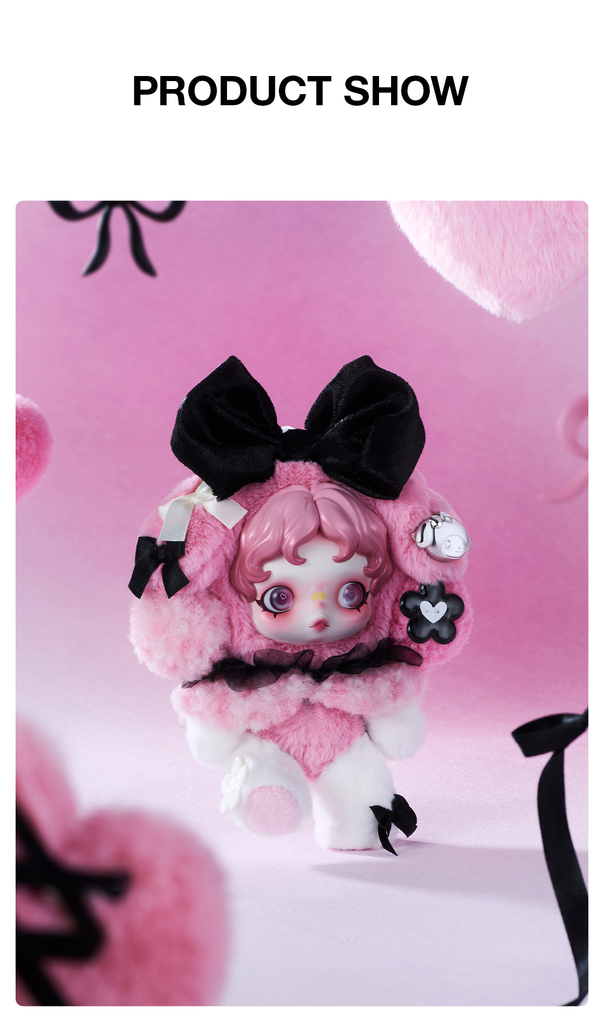 SKULLPANDA × MY MELODY Plush - POP MART (France)