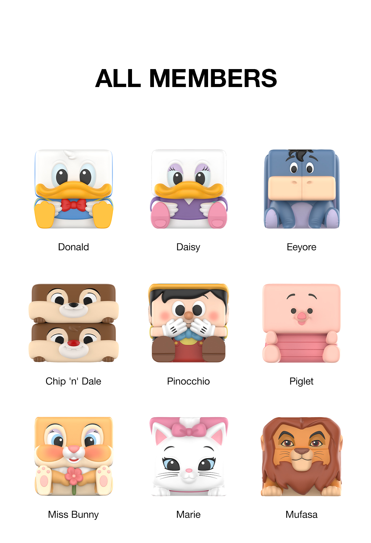 POP NOW:Disney Classics POP CUBE-2 Series Figures - POP MART (New