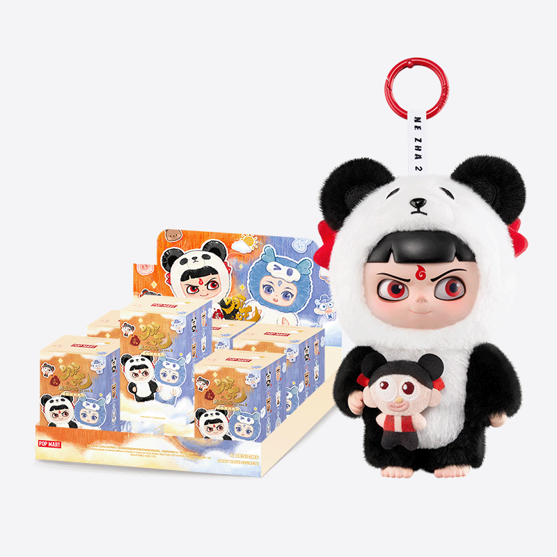 ［お値下げ品、新品未開封］海外限定　POPMART 哪吒2 2点セット 哪吒之魔童闹海》装扮派对系列搪胶毛绒挂件| POP MART (Malaysia)