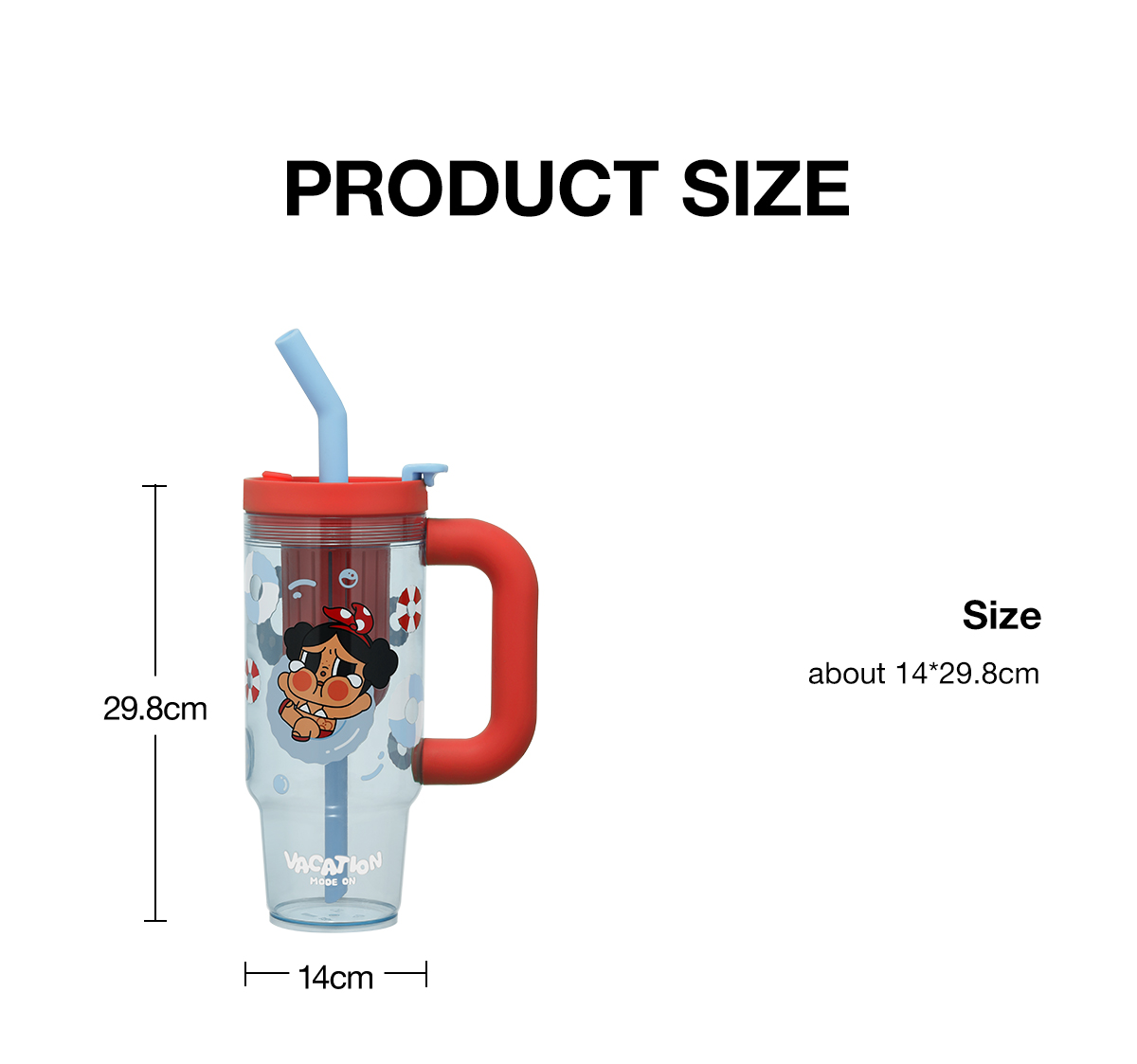 CRYBABY Vacation Mode On Series-Straw Cup - POP MART (Australia)