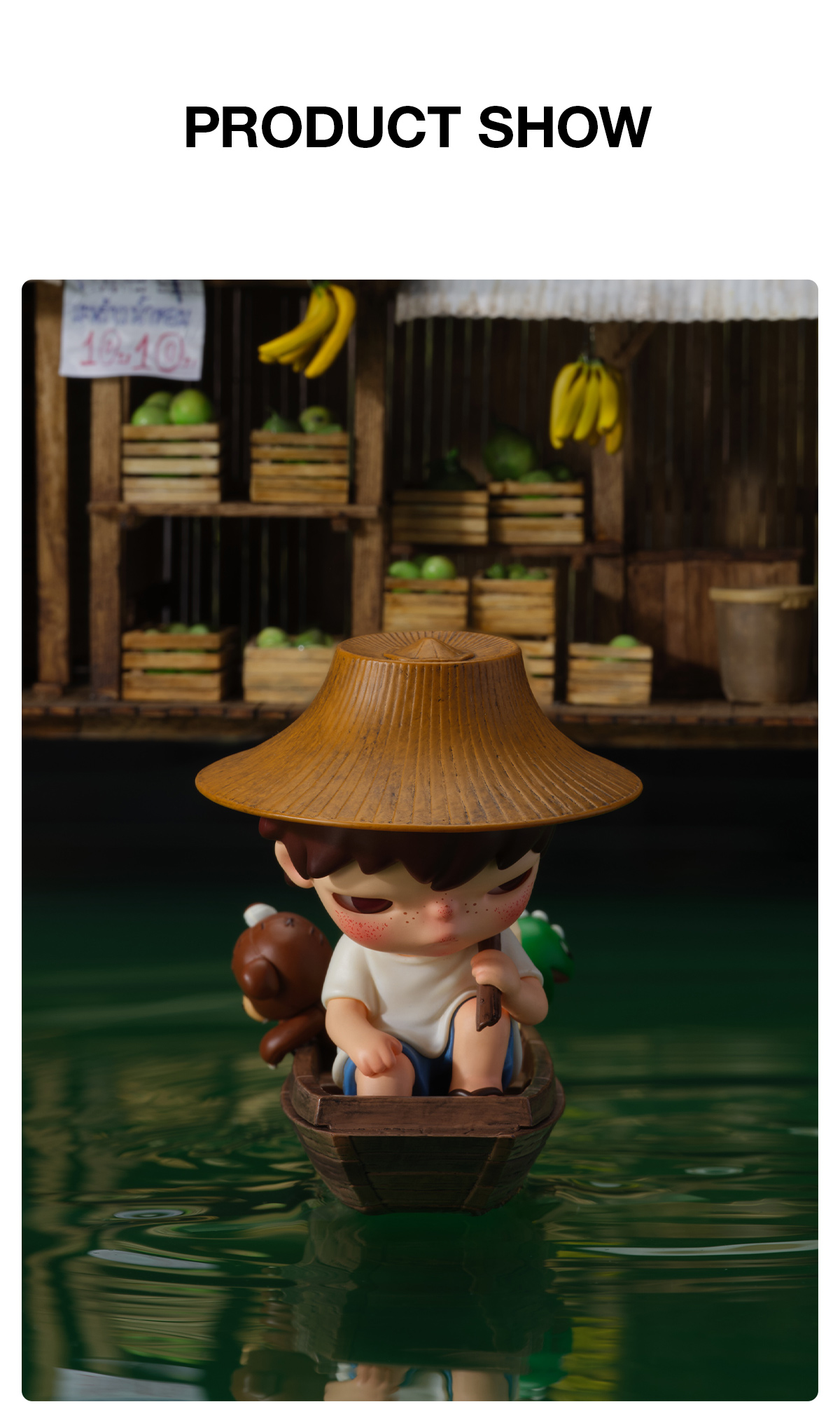 Hirono Floating Market Figure - POP MART (Portugal)