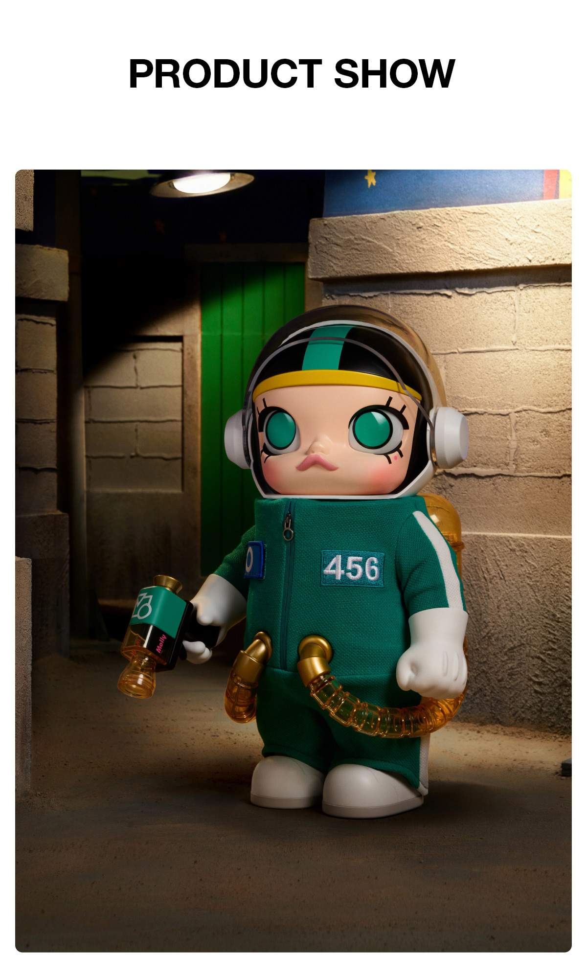 MEGA SPACE MOLLY 400% + Action Figure Squid Game Set - POP MART