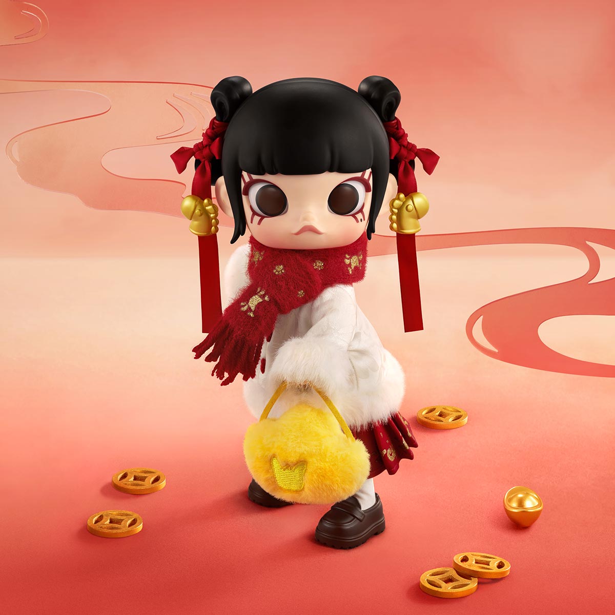 MOLLY Galloping Wealth 1/8 Action Figure - POP MART (Japan)