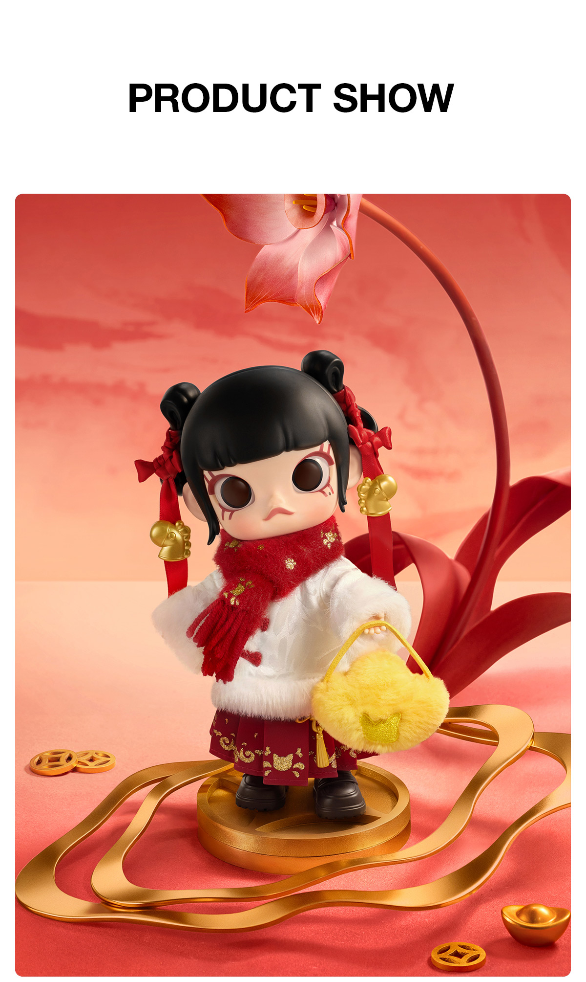 MOLLY Galloping Wealth 1/8 Action Figure - POP MART (Denmark)