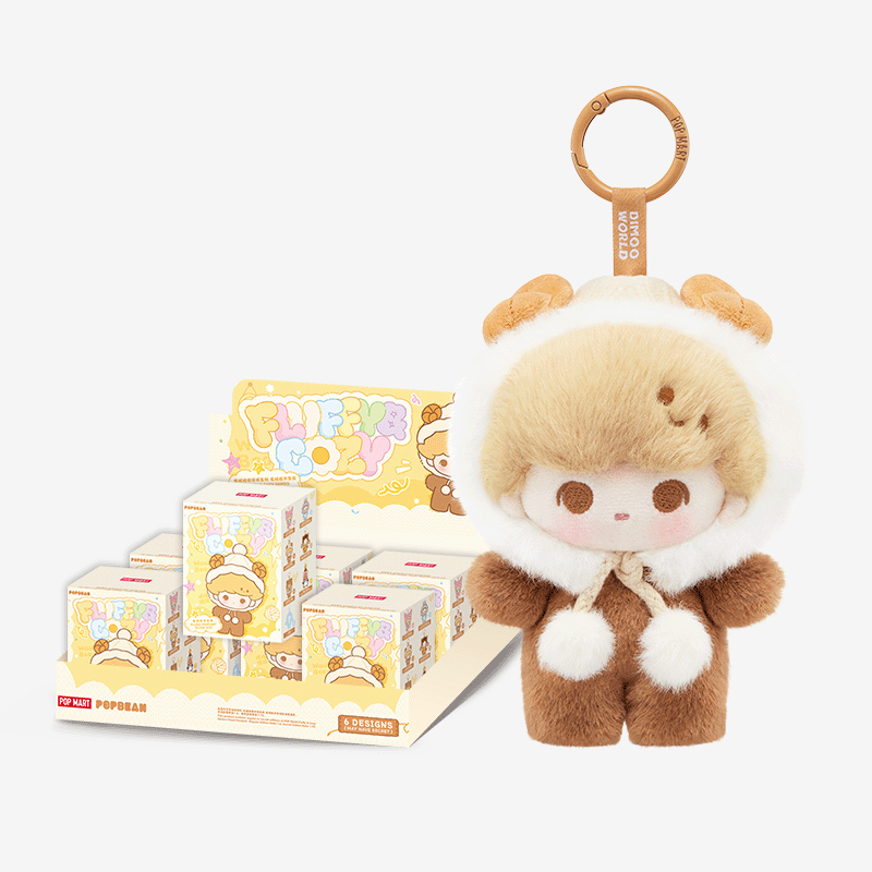 POP BEAN Fluffy & Cozy Series-Plush Pendant Blind Box | POP MART