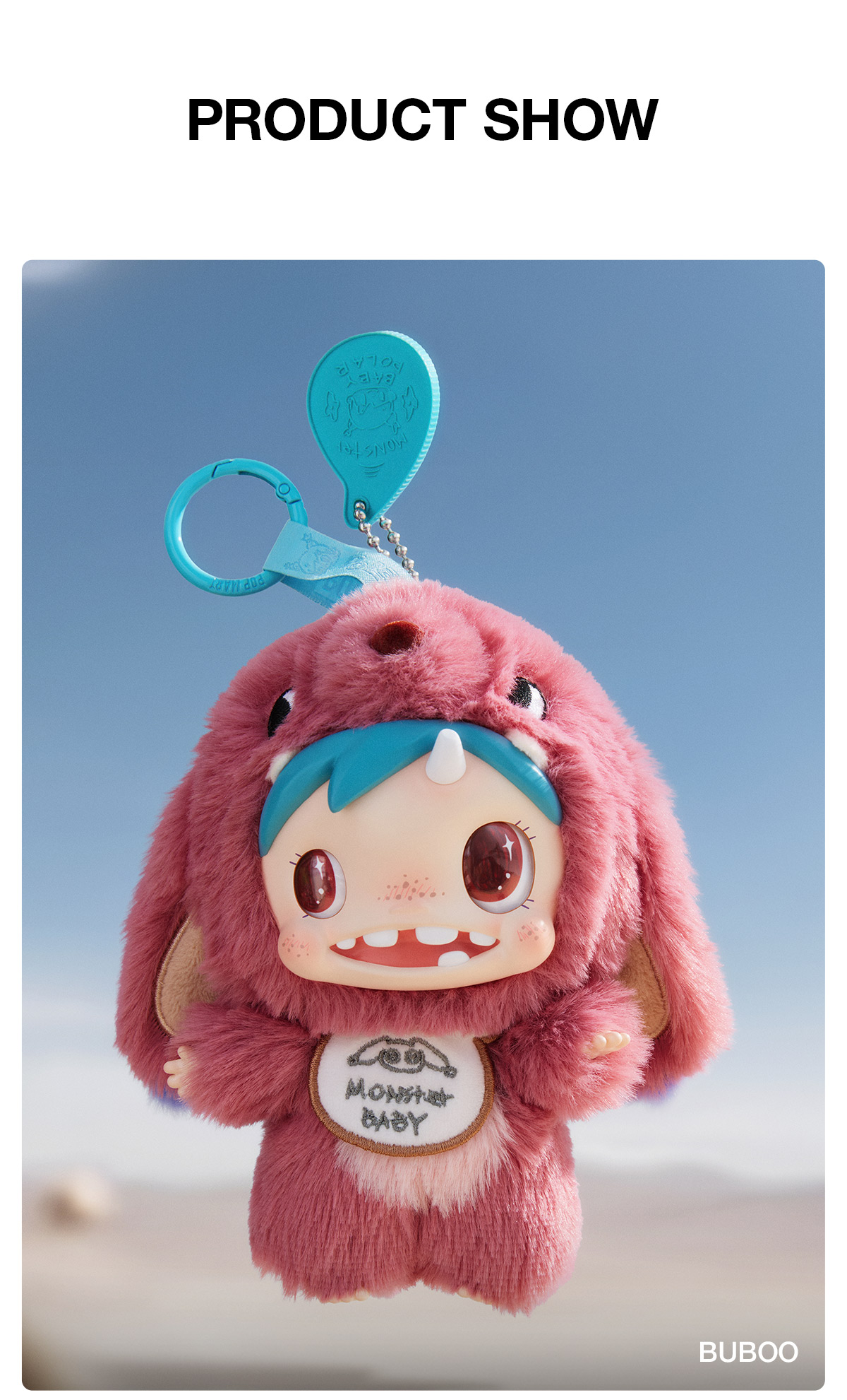 POP NOW:POLAR-Monster Baby Collection Series Plush Pendant Ver.1