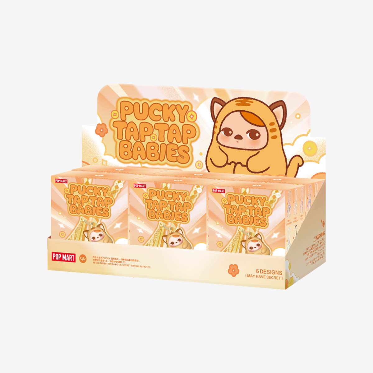 PUCKY Tap Tap Babies Series-Pendant Blind Box - POP MART (Australia)