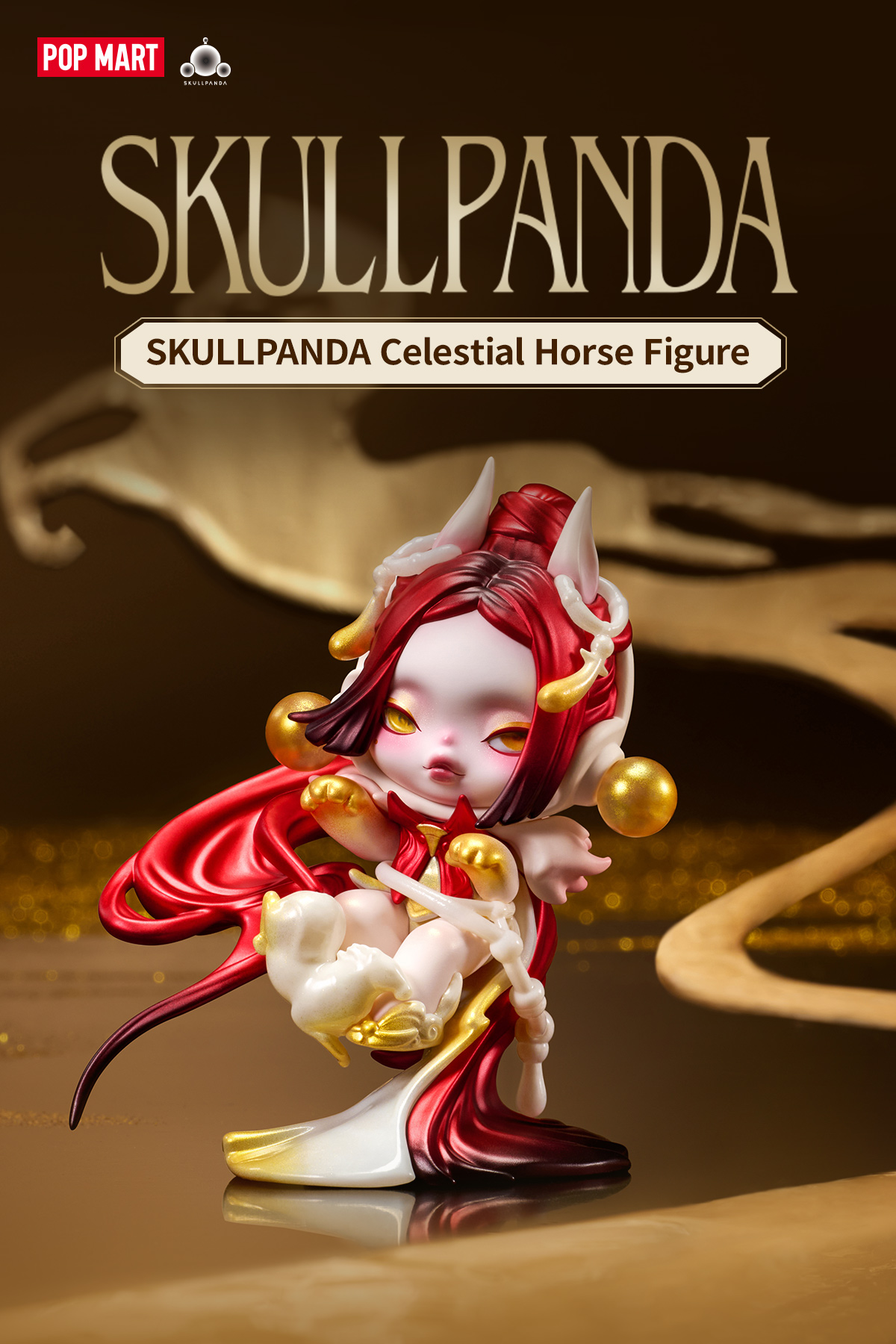 SKULLPANDA Celestial Horse - POP MART (Japan)