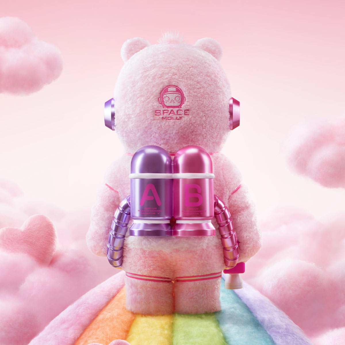 MEGA SPACE MOLLY 1000% Sweet Messages Bear - POP MART (France)