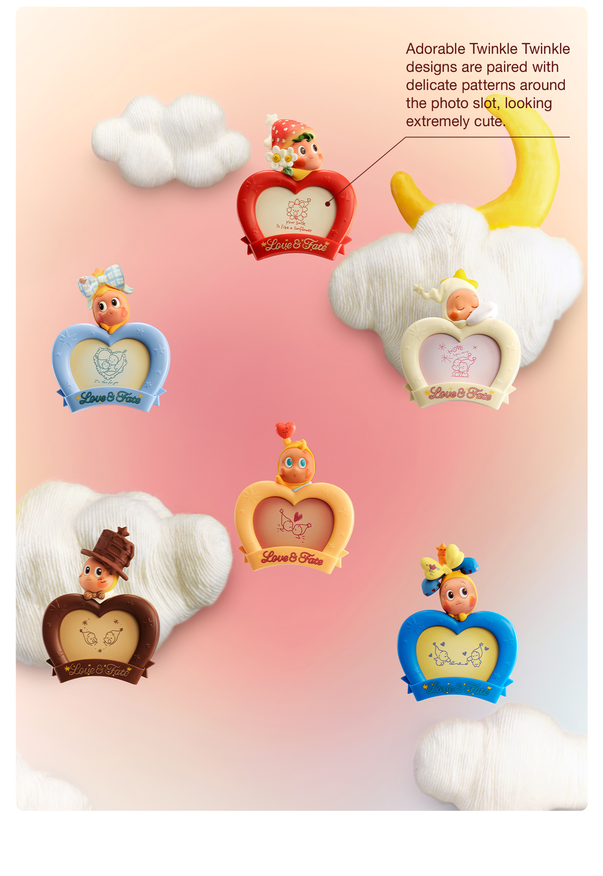 Twinkle Twinkle Crush On You Series-Photo Frame Fridge Magnet
