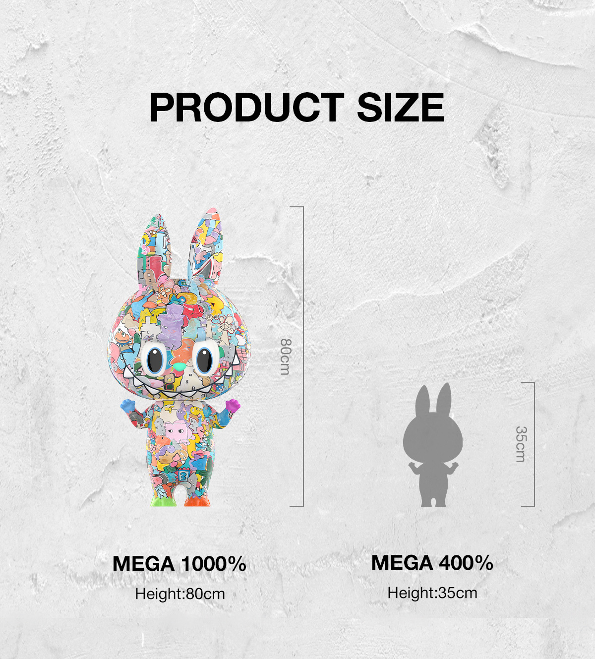 MEGA LABUBU 1000% Tenth Anniversary - POP MART (Portugal)