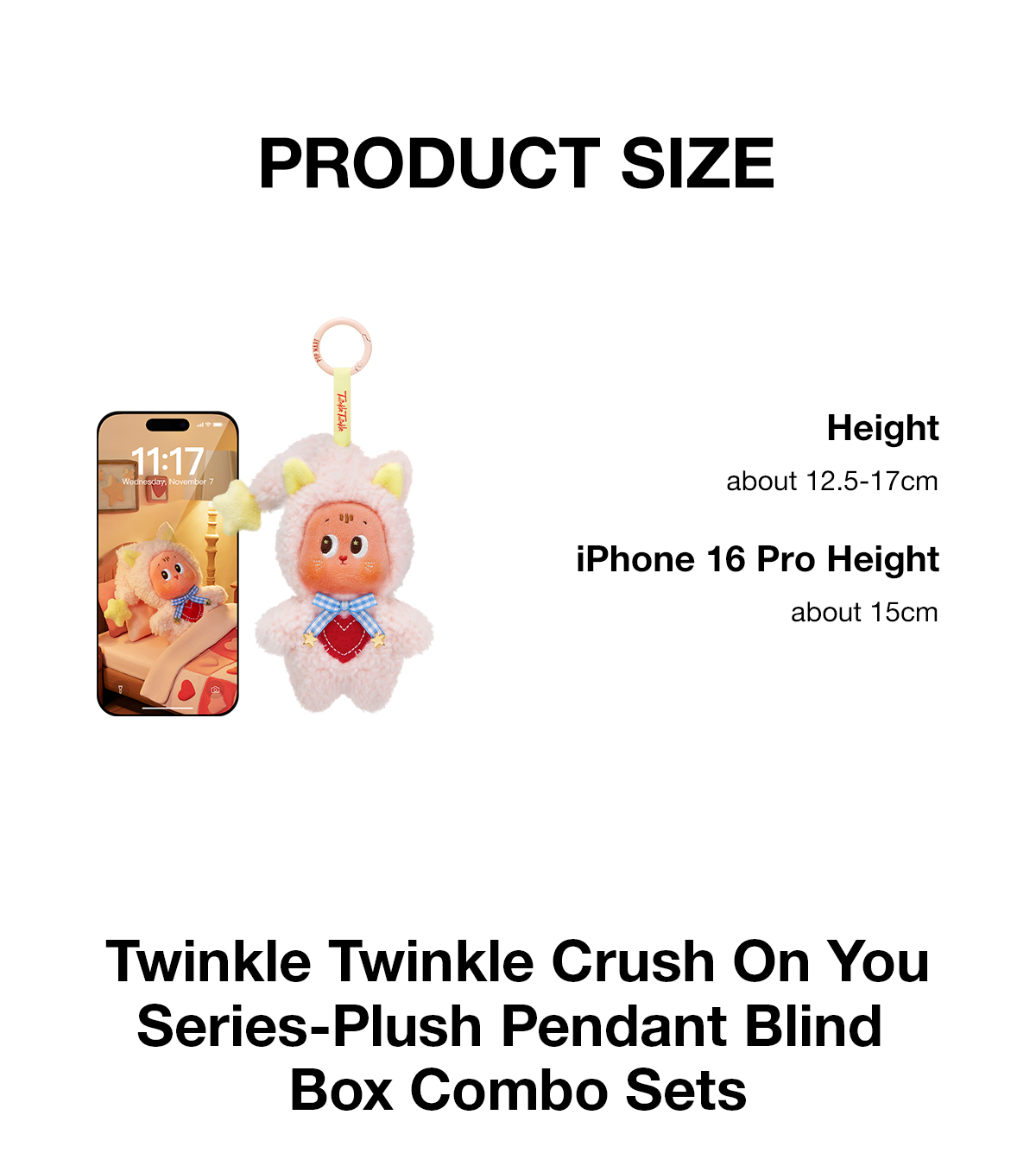 Twinkle Twinkle Crush On You Series-Plush Pendent Blind Box - POP