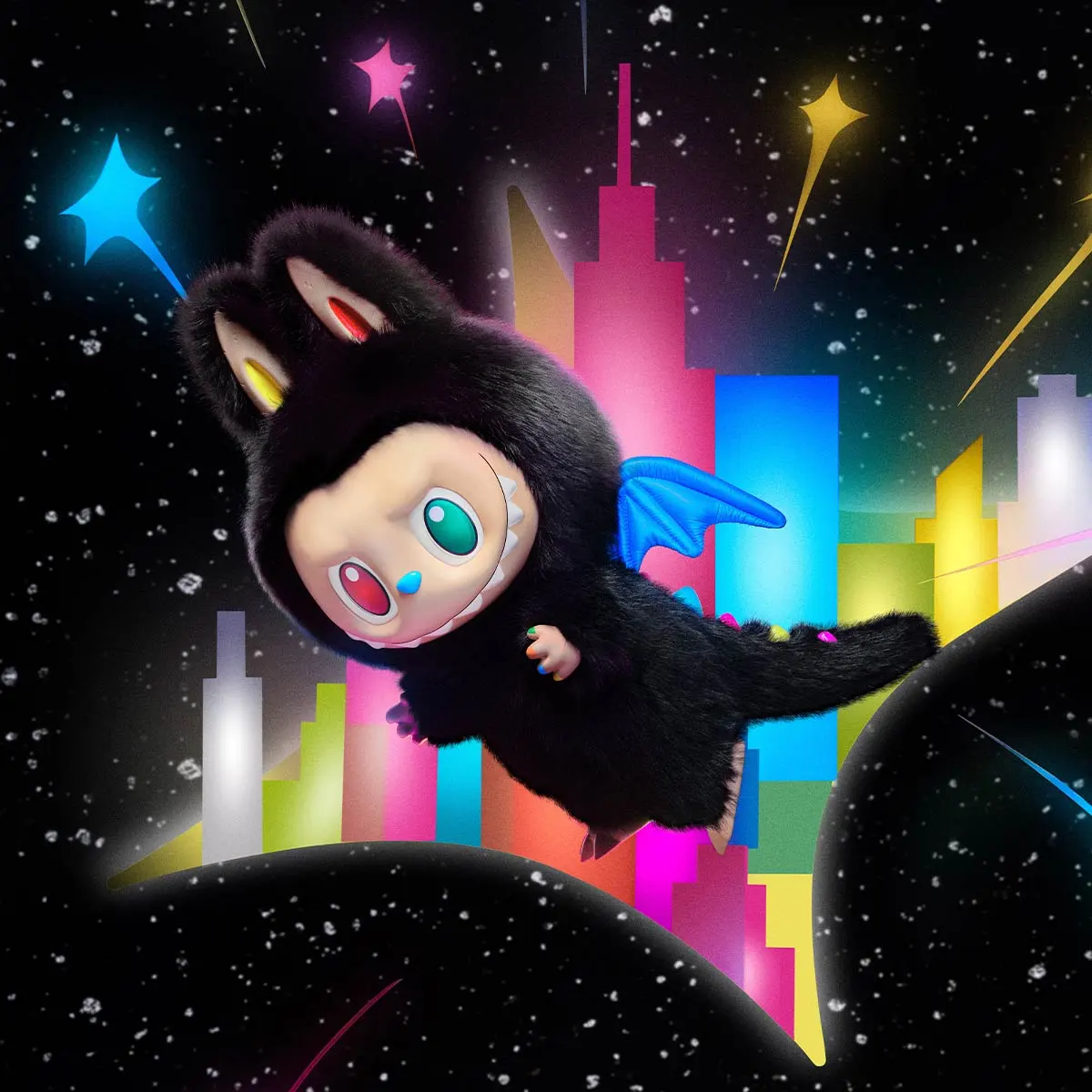 THE MONSTERS 10th Anniversary シリーズ ZIMOMO ぬいぐるみ - POP