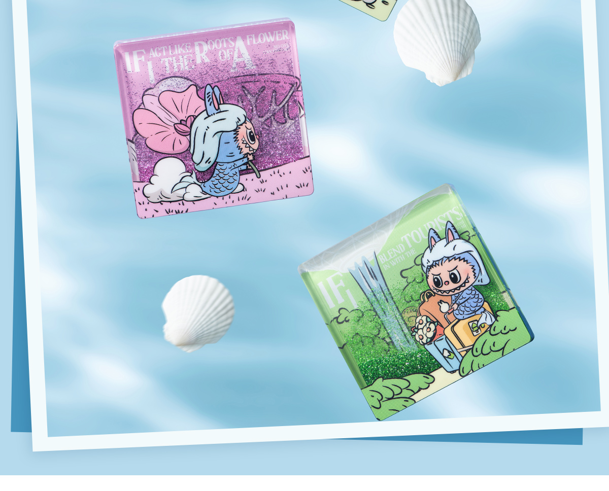 LABUBU HIDE AND SEEK IN SINGAPORE SERIES-Fridge Magnet Blind Box