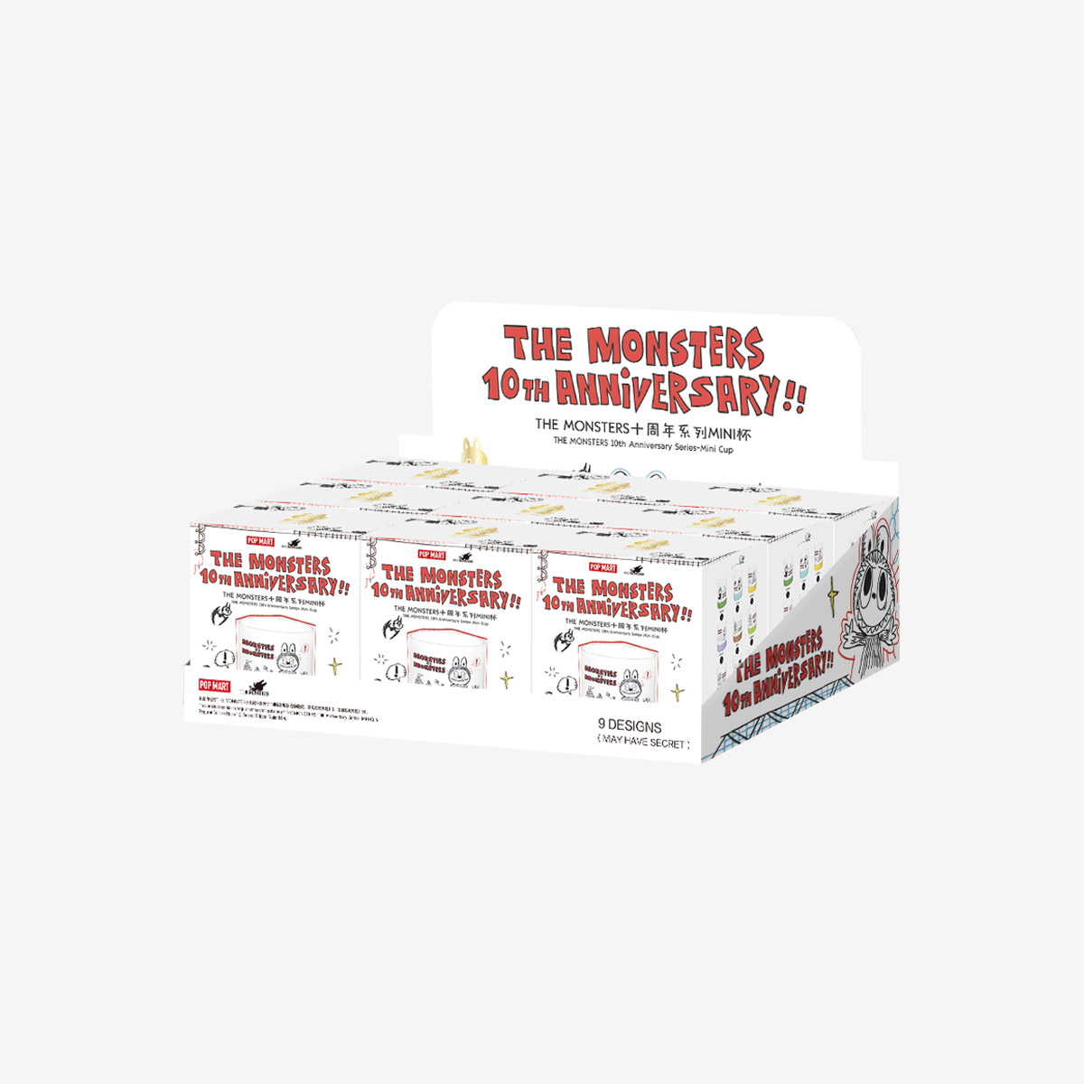 その他 The Monsters 10th Anniversary Box 2BOX THE MONSTERS 10th Anniversary Series Mini Cup - POP MART (France)