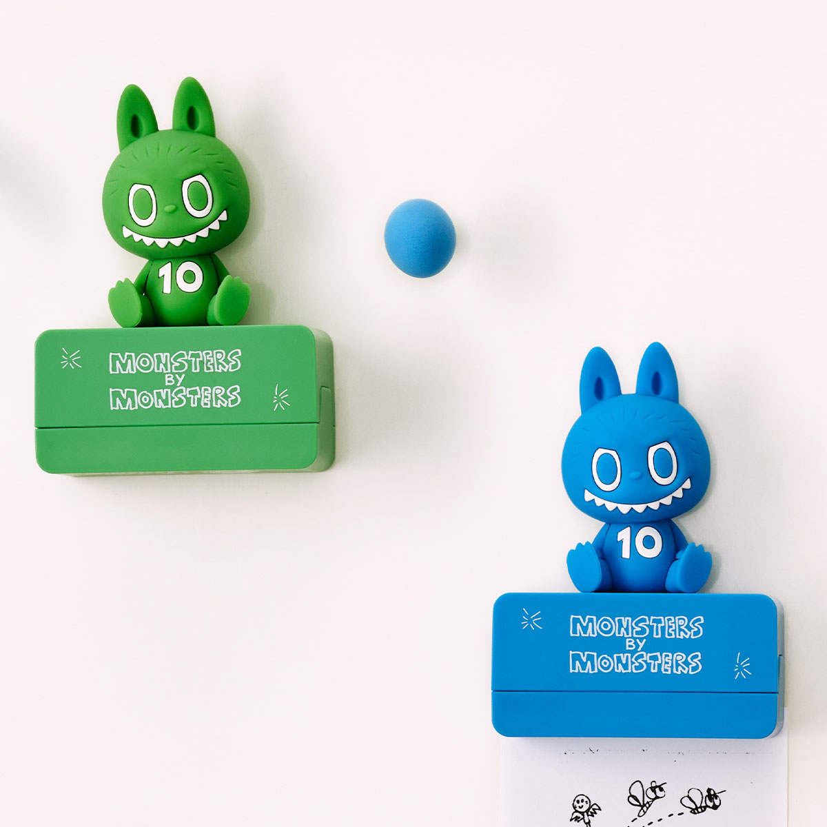 THE MONSTERS 10th Anniversary シリーズ マグネット - POP MART (Japan)