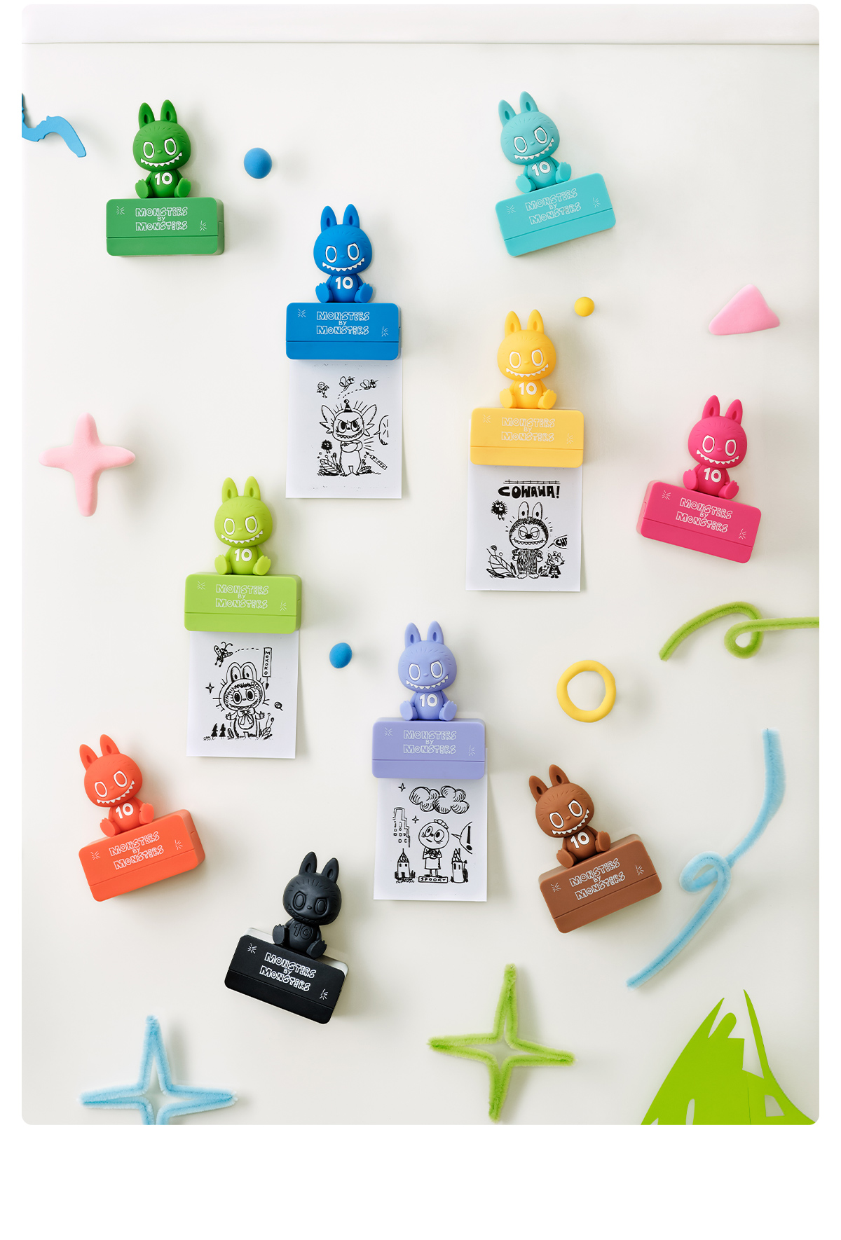 POP NOW:THE MONSTERS 10th Anniversary シリーズ マグネット - POP