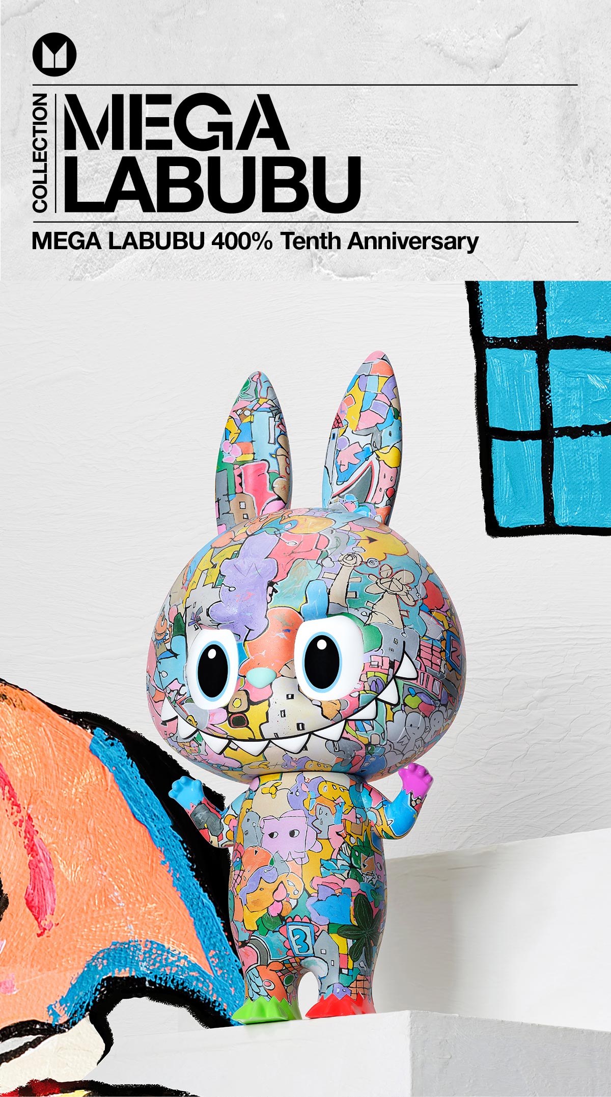 MEGA LABUBU 400% Tenth Anniversary - POP MART (Germany)