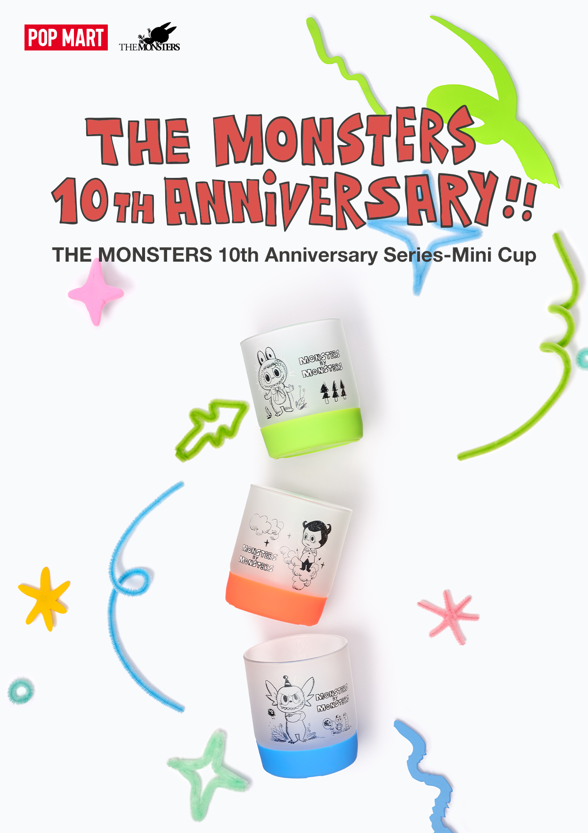 THE MONSTERS 10th Anniversary Series Mini Cup - POP MART (France)