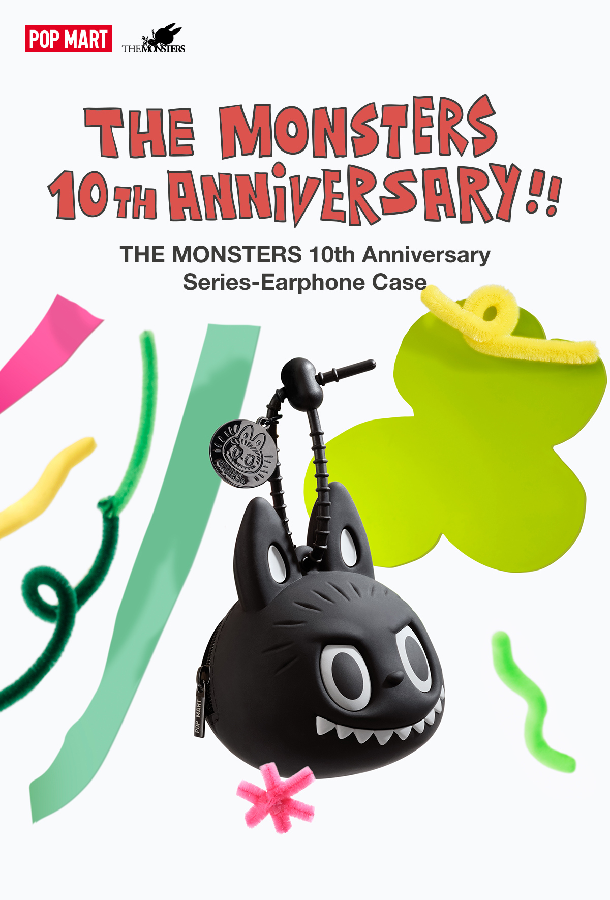 THE MONSTERS 10th Anniversary Series Earphone Case - POP MART