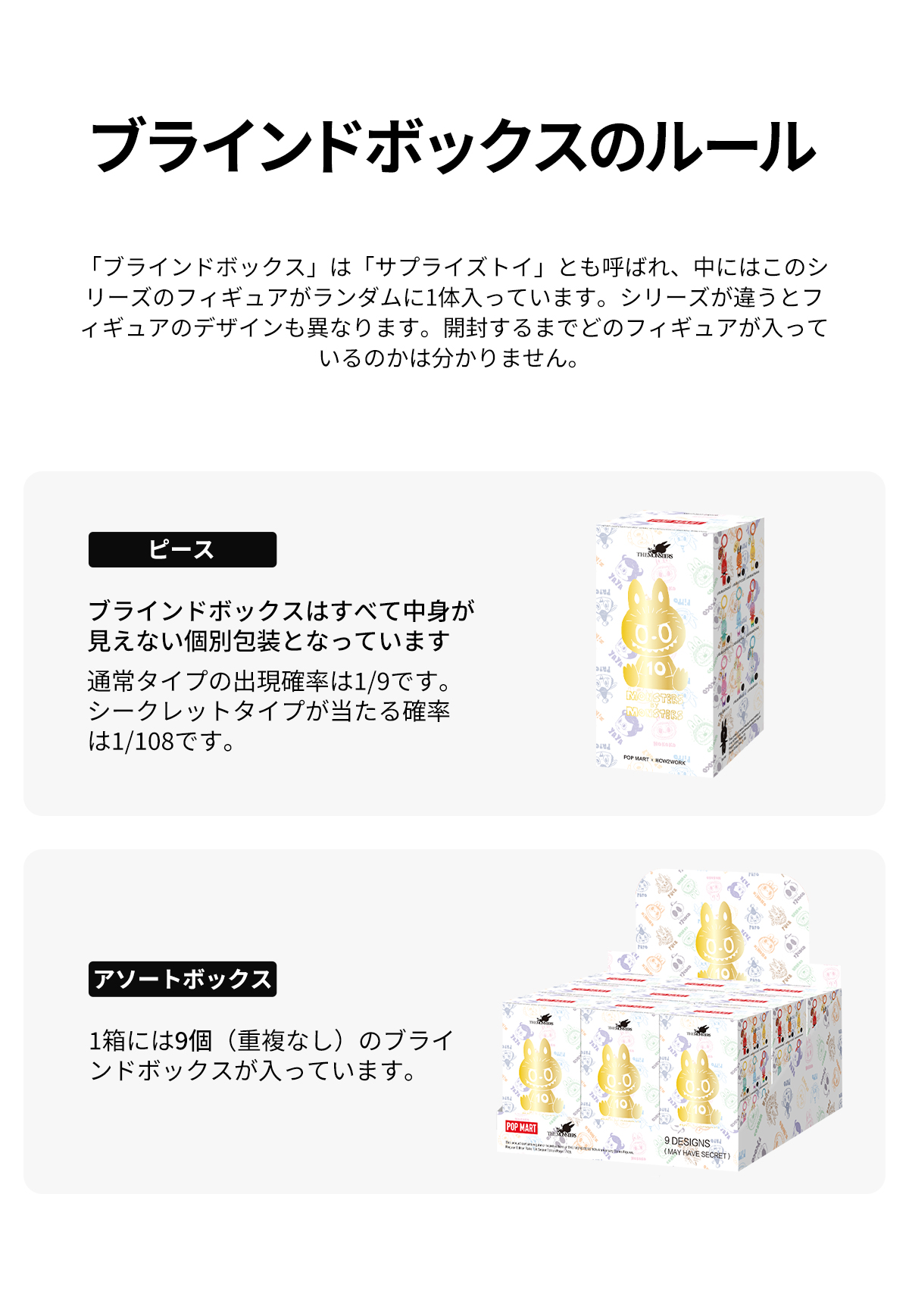 THE MONSTERS 10th Anniversary シリーズ - POP MART (Japan)