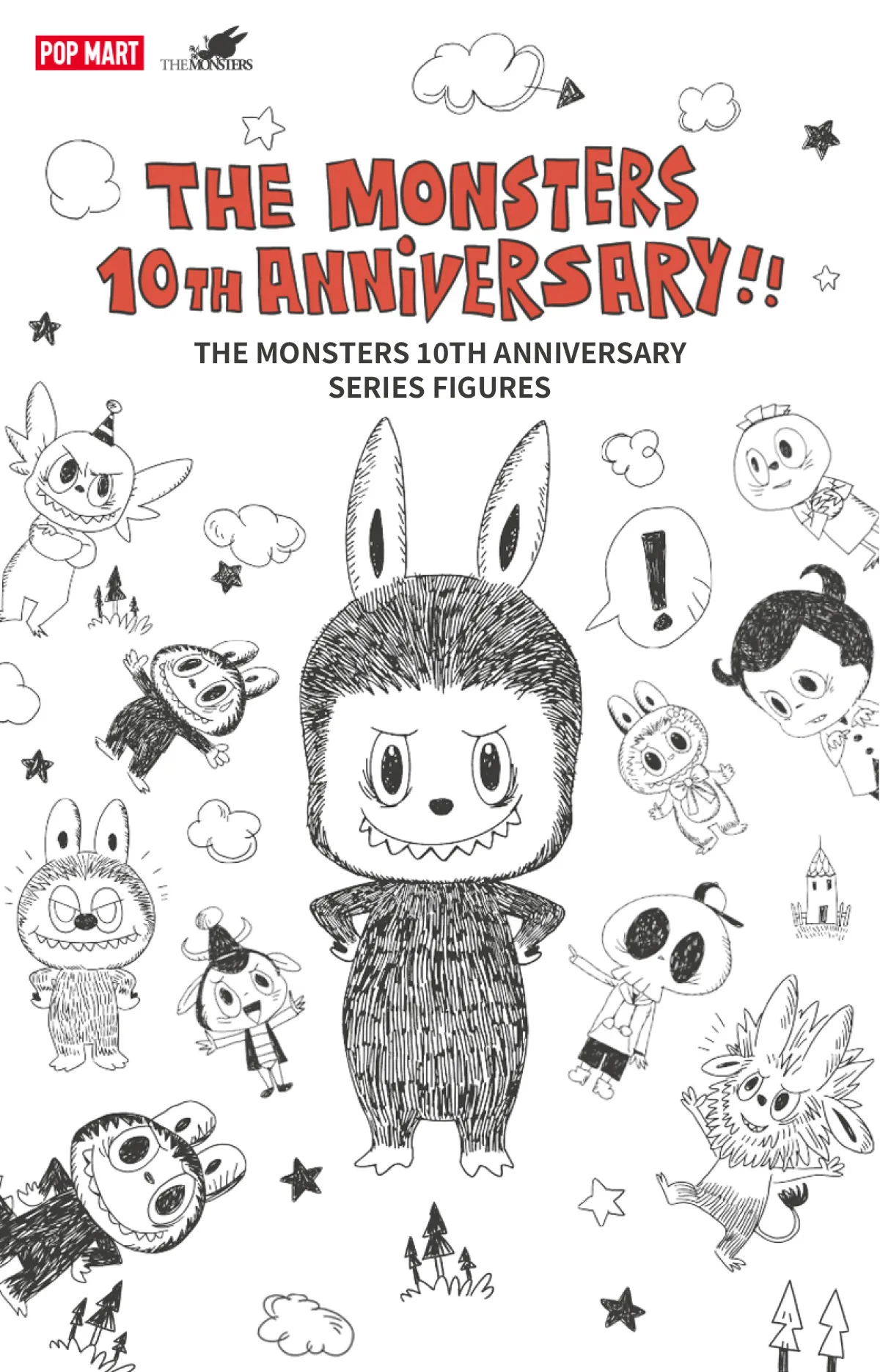 THE MONSTERS 10th Anniversary シリーズ - POP MART (Japan)