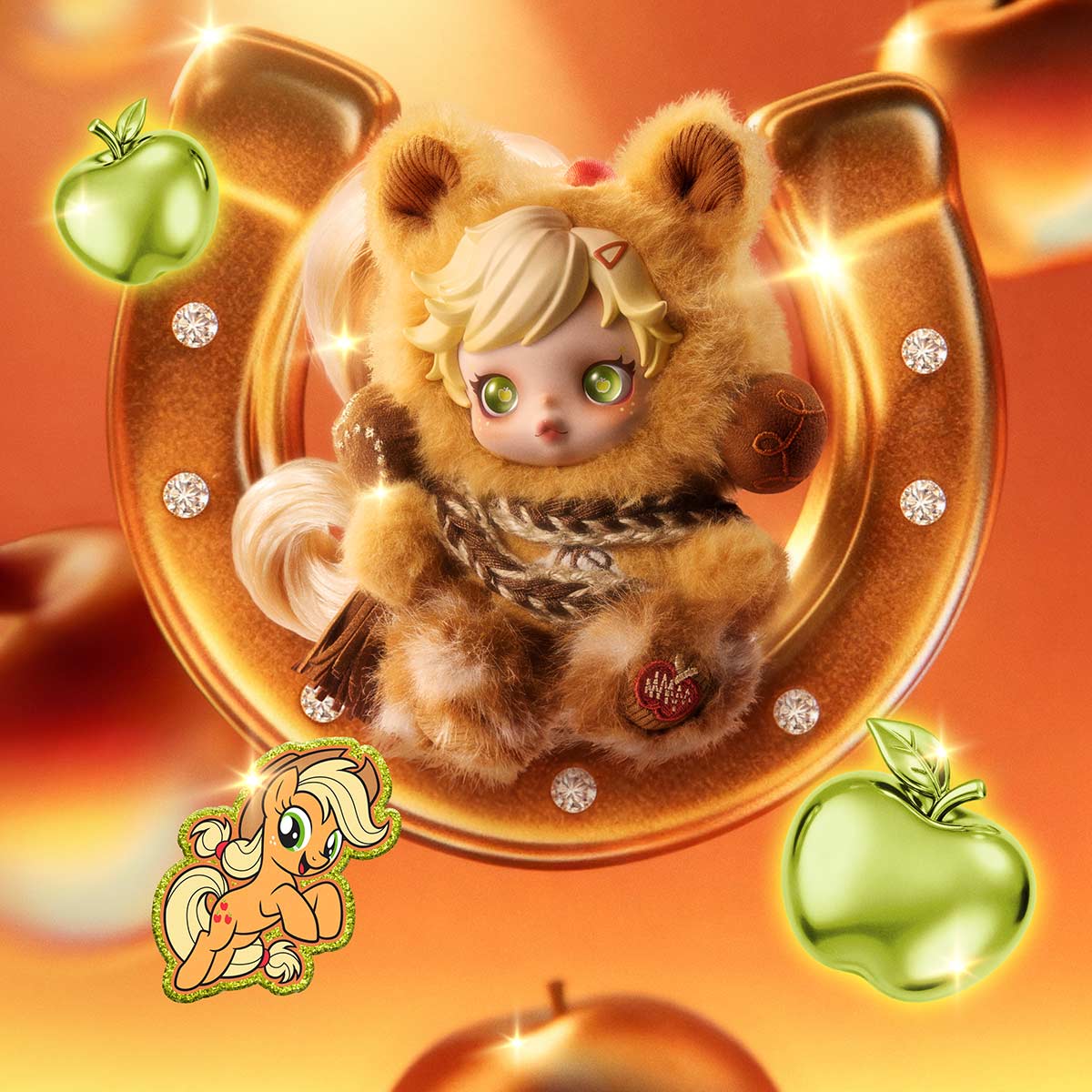 SKULLPANDA × My Little Pony Series Plush Doll Pendant - POP MART