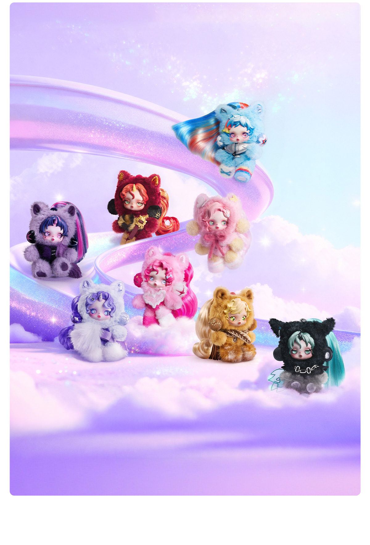 期間限定値下げ❣️新品❣️SKULLPANDA ぬいぐるみクッション SKULLPANDA × My Little Pony シリーズ ぬいぐるみペンダント - POP