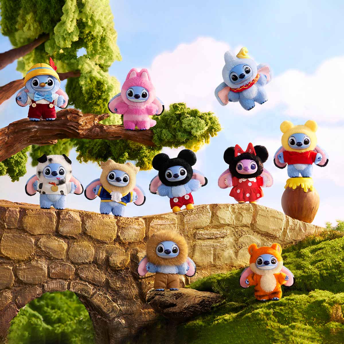Popmart Stitch Adventure シリーズ ぬいぐるみペンダント POP NOW:Stitch Adventure シリーズ ぬいぐるみペンダント - POP MART