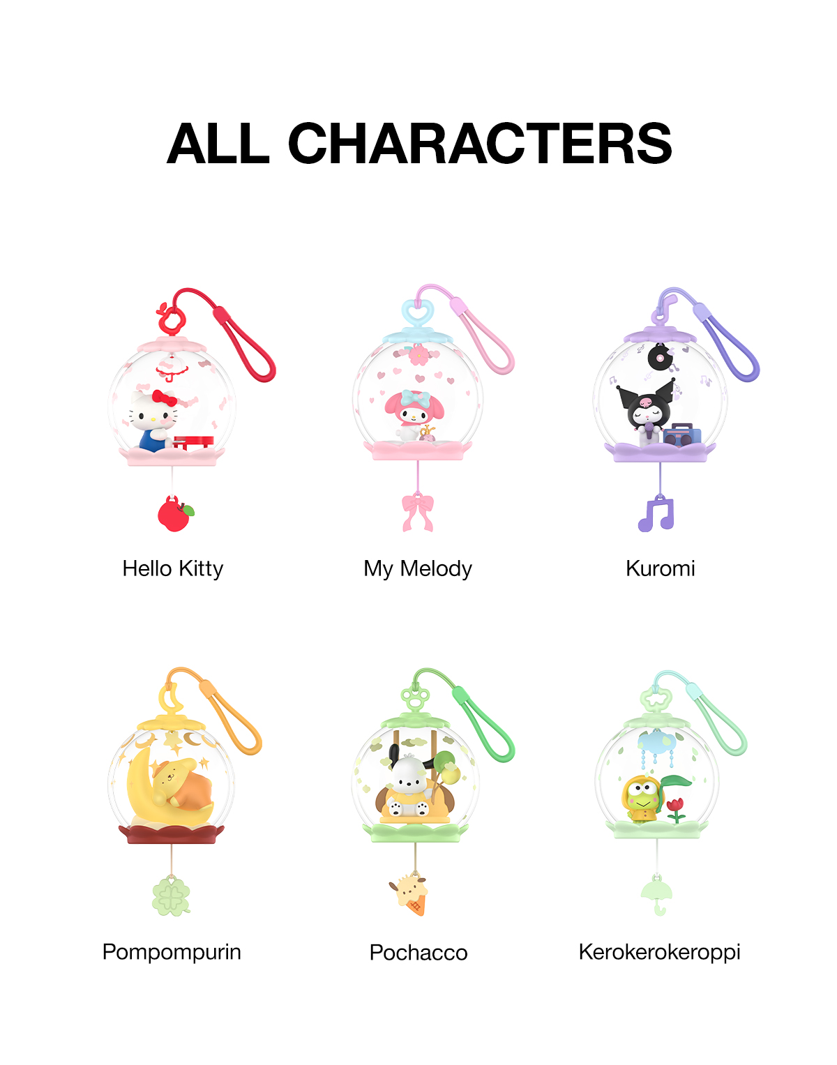 Sanrio characters Sweet Dream Bubble House Series Scene Sets - POP
