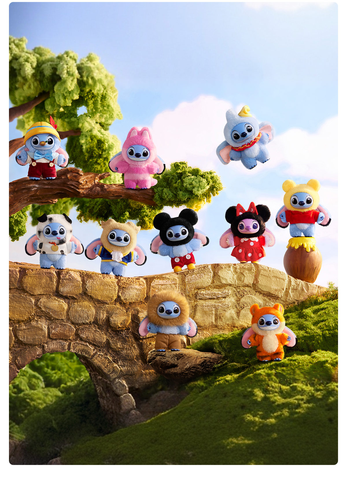 POP NOW:Stitch Adventure Series Vinyl Plush Pendant - POP MART