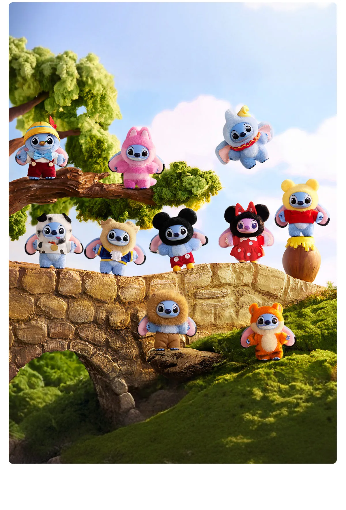 POP NOW:Stitch Adventure シリーズ ぬいぐるみペンダント - POP MART 