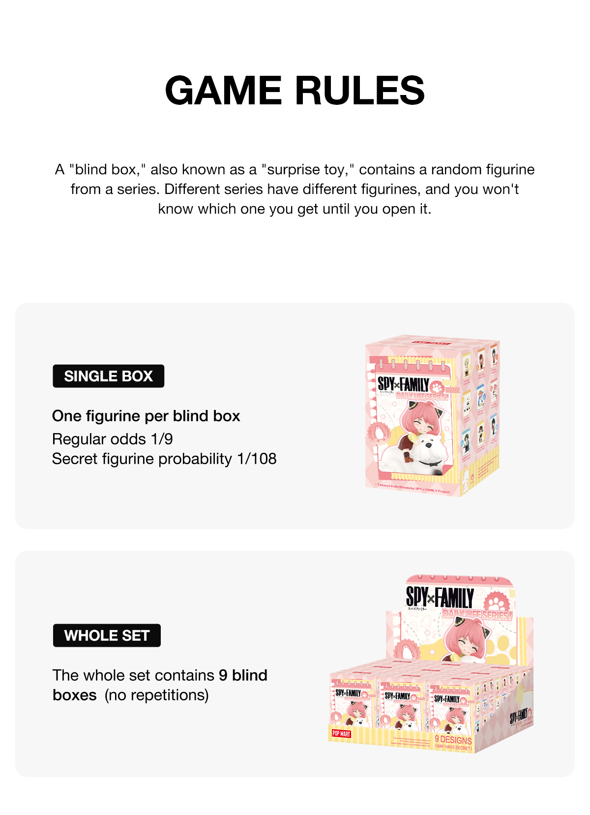 SPY x FAMILY Daily Life シリーズ - POP MART (Japan)