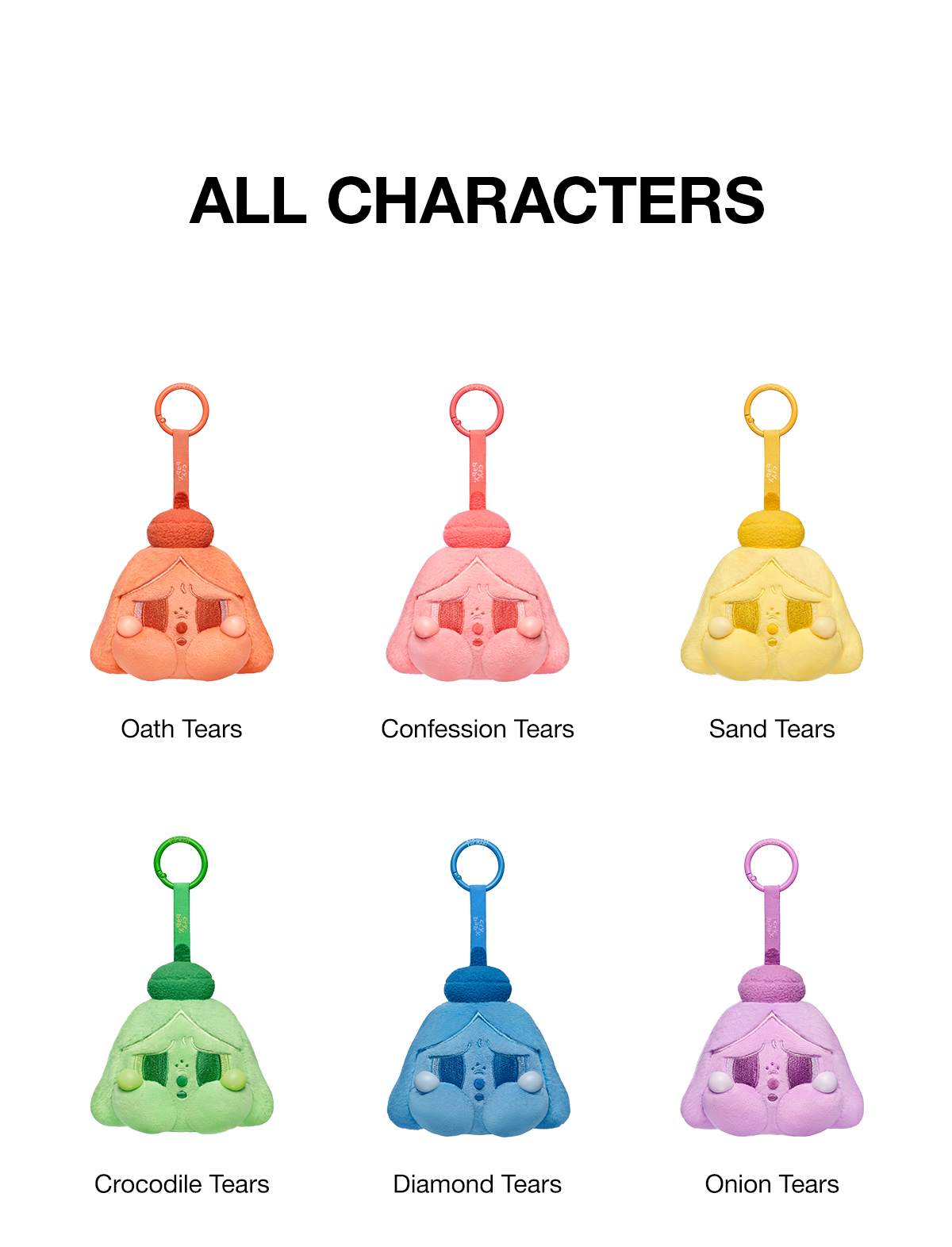 CRYBABY Tears Launch Project Series-Plush Pendant Blind Box - POP
