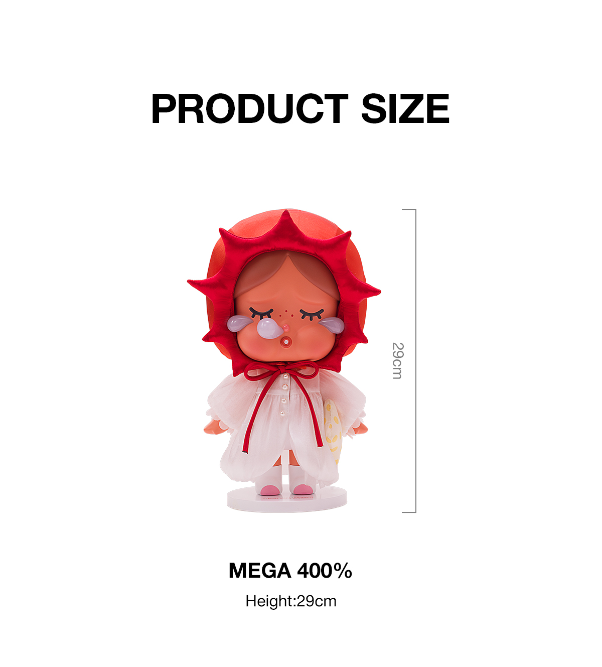 MEGA CRYBABY 400% The Sleepy Sunny - POP MART (Singapore)