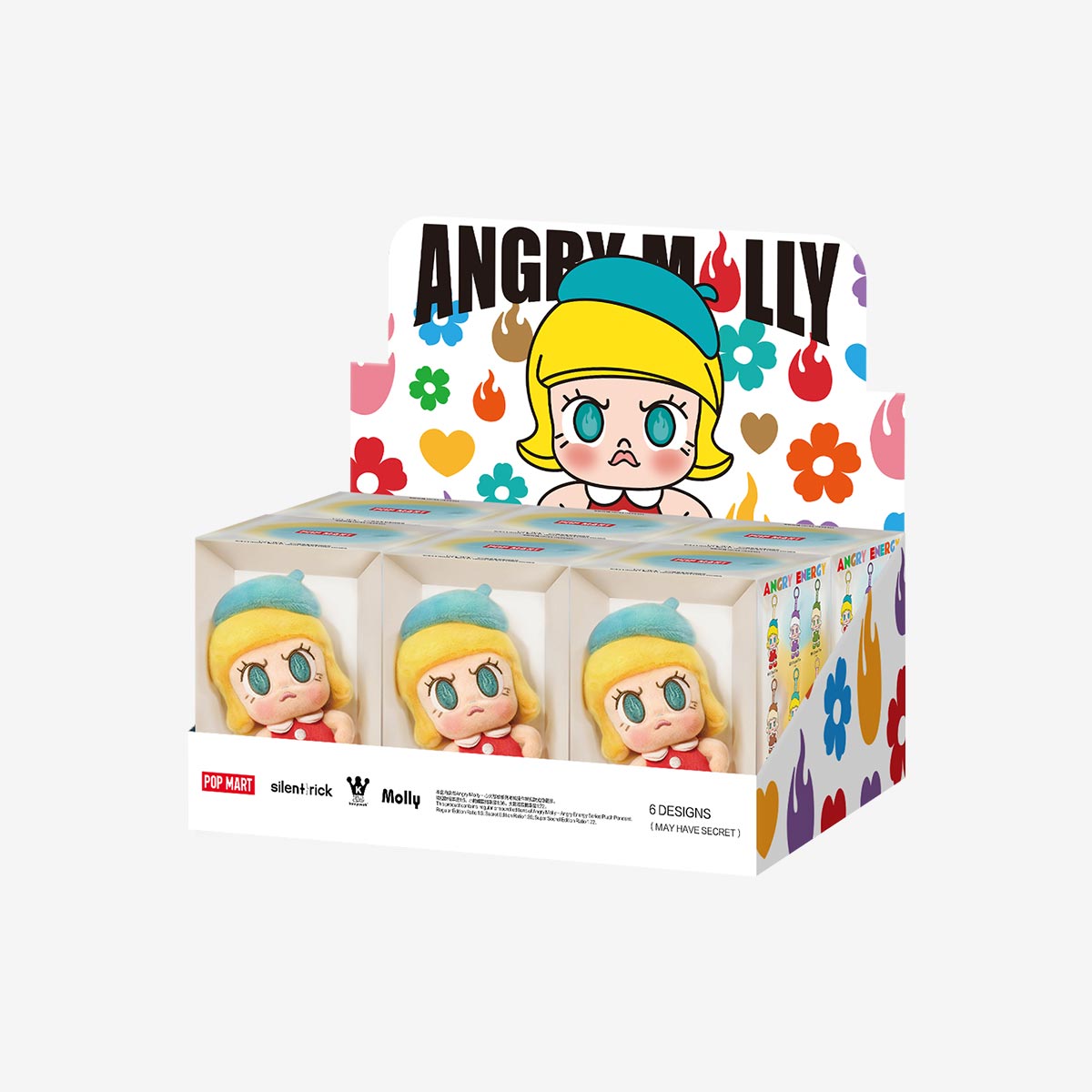 Angry Molly Angry Energy シリーズ ぬいぐるみペンダント - POP MART