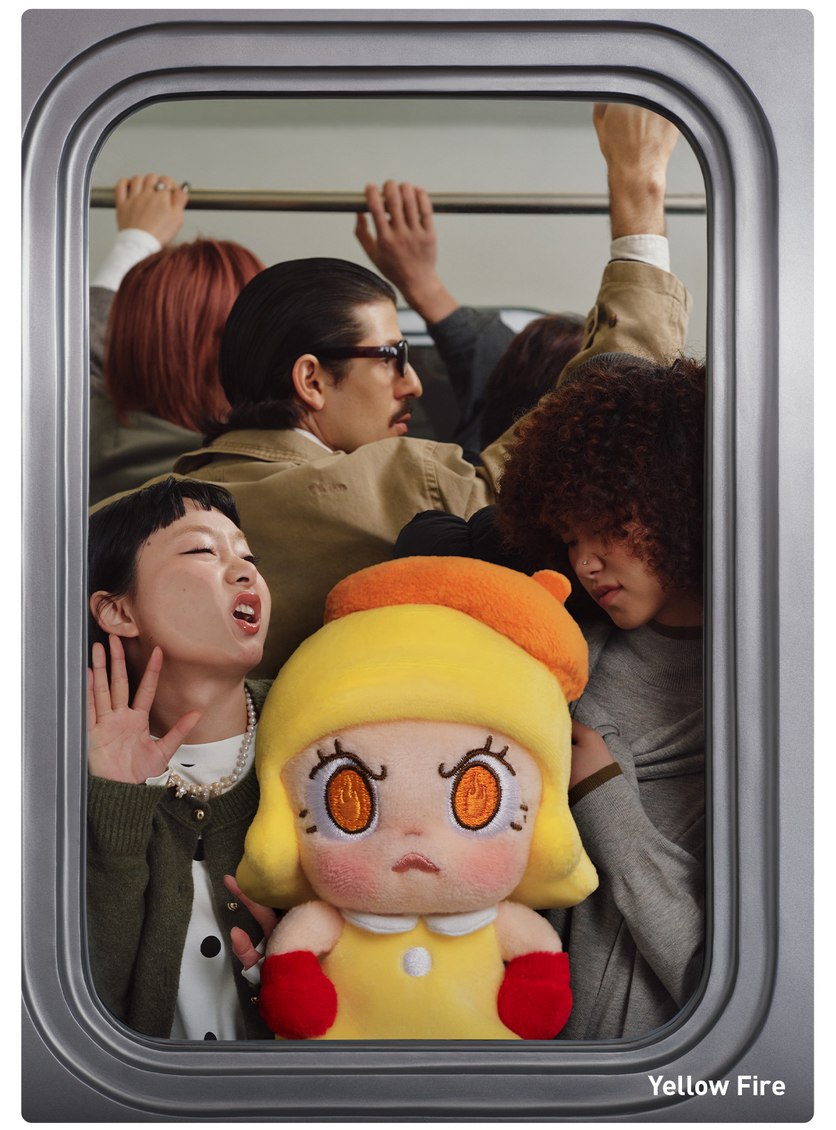 Angry Molly Angry Energyシリーズ ぬいぐるみシークレット POP NOW:Angry Molly Angry Energy シリーズ ぬいぐるみペンダント