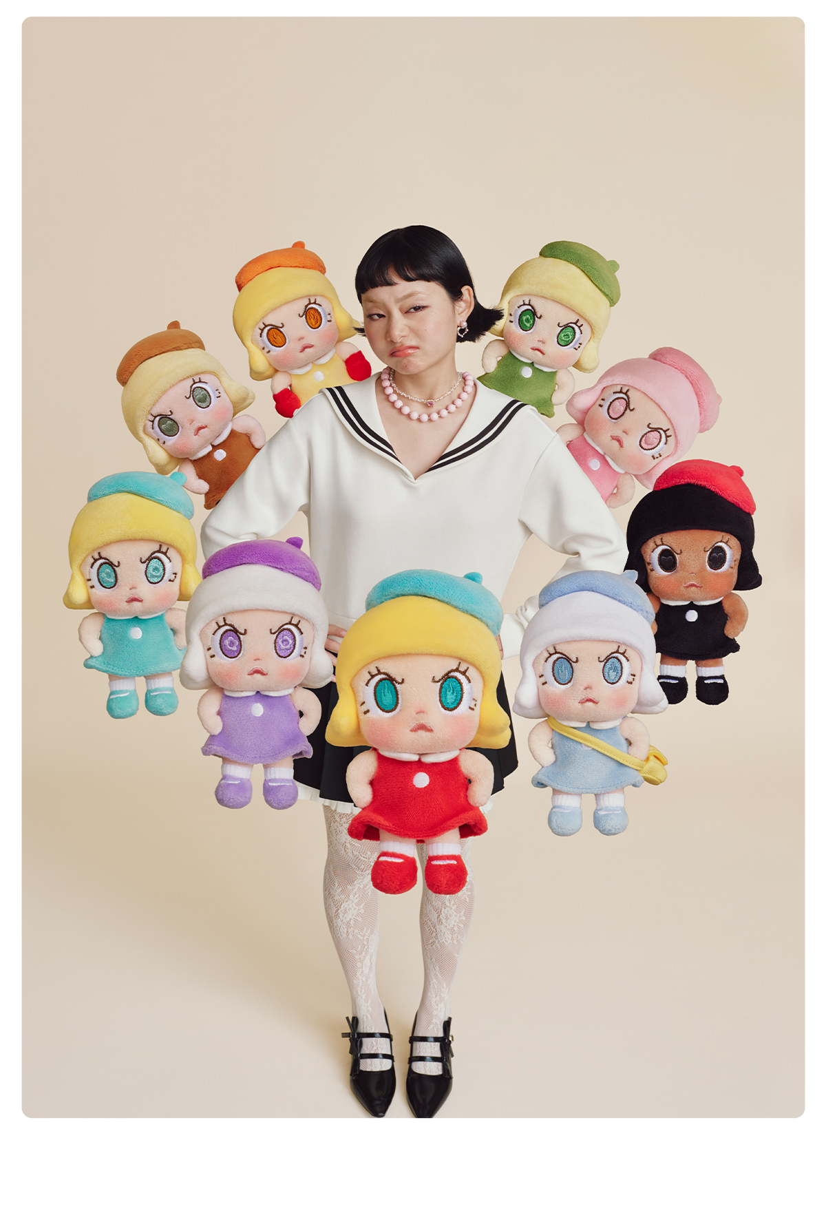 Angry Molly Angry Energy シリーズ ぬいぐるみペンダント - POP MART