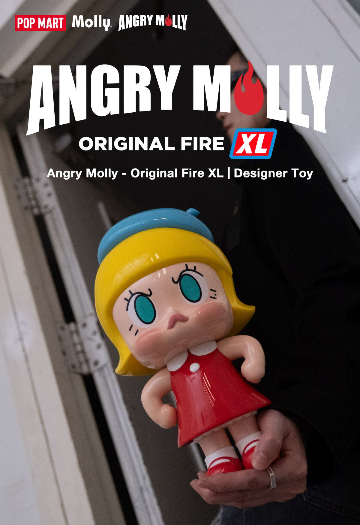 Angry Molly -Original Fire XL｜Designer Toy - POP MART (Australia)