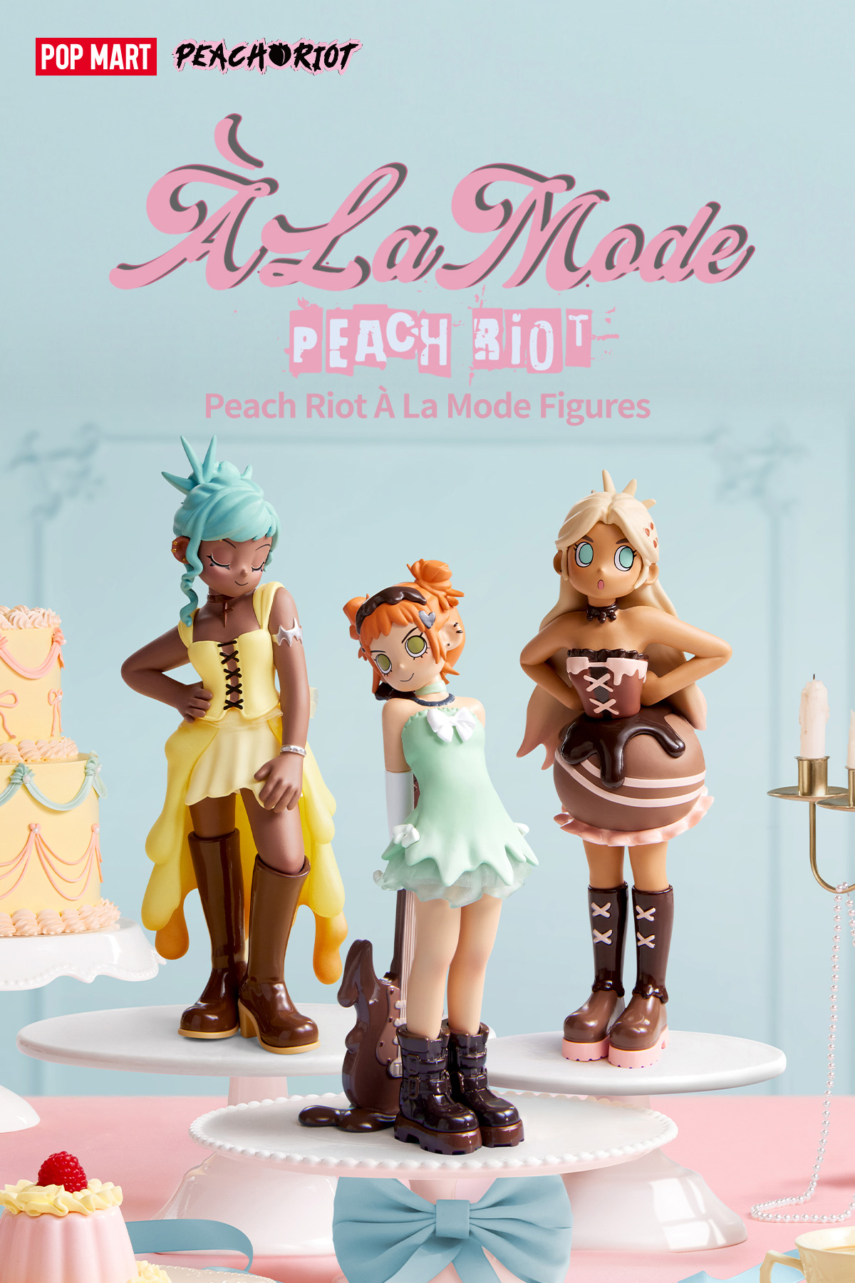 POPMART Peach Riot à La Mode フィギュア Peach Riot à La Mode Figures - POP MART (Japan)