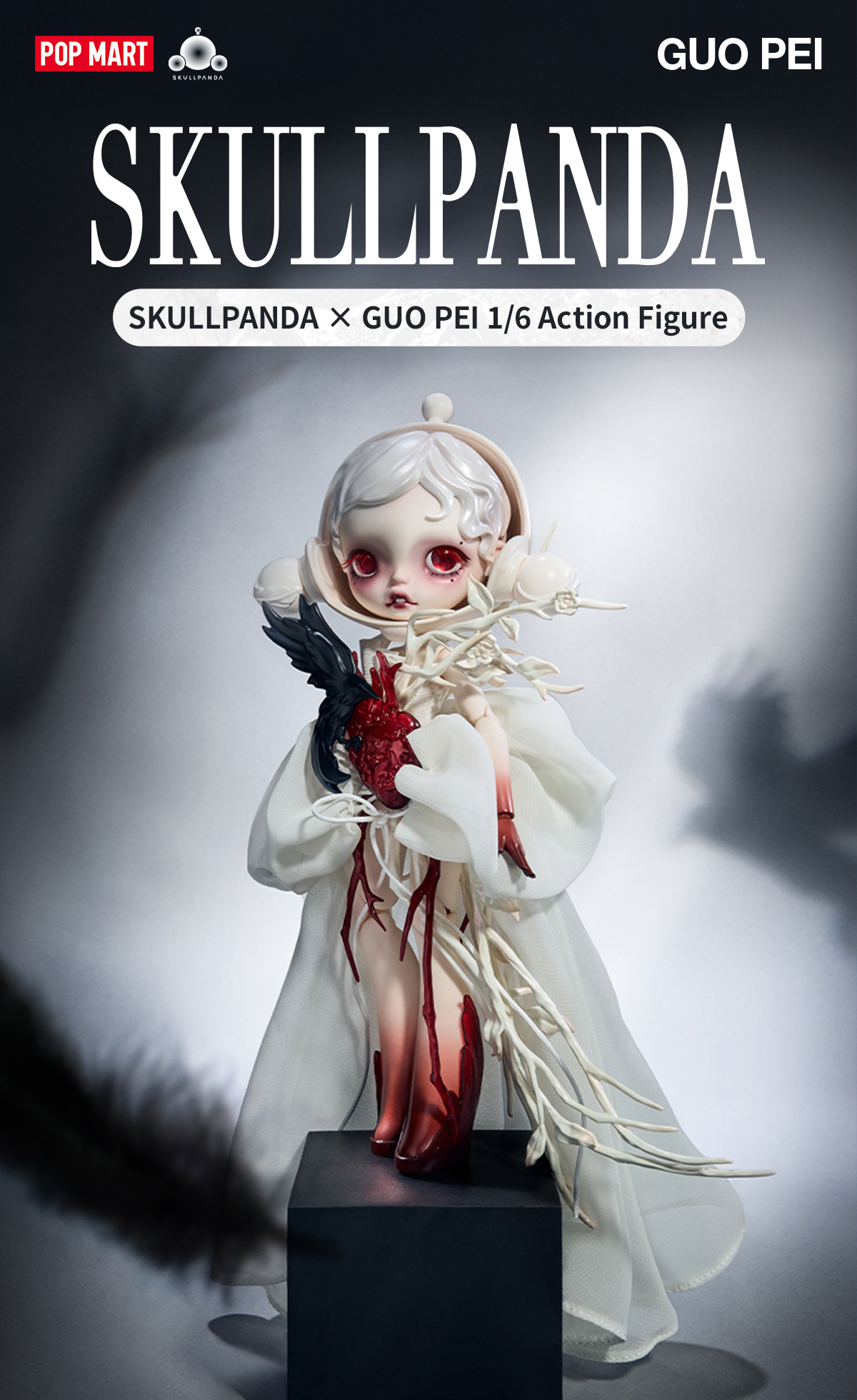 SKULLPANDA x GUO PEI 1/6アクションフィギュア新品、未使用 SKULLPANDA × GUO PEI 1/6 アクションフィギュア - POP MART (Japan)