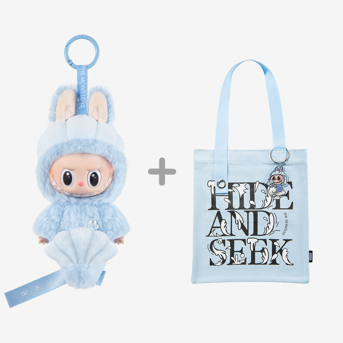 LABUBU HIDE AND SEEK IN SINGAPORE SERIES-Vinyl Plush Doll Pendant