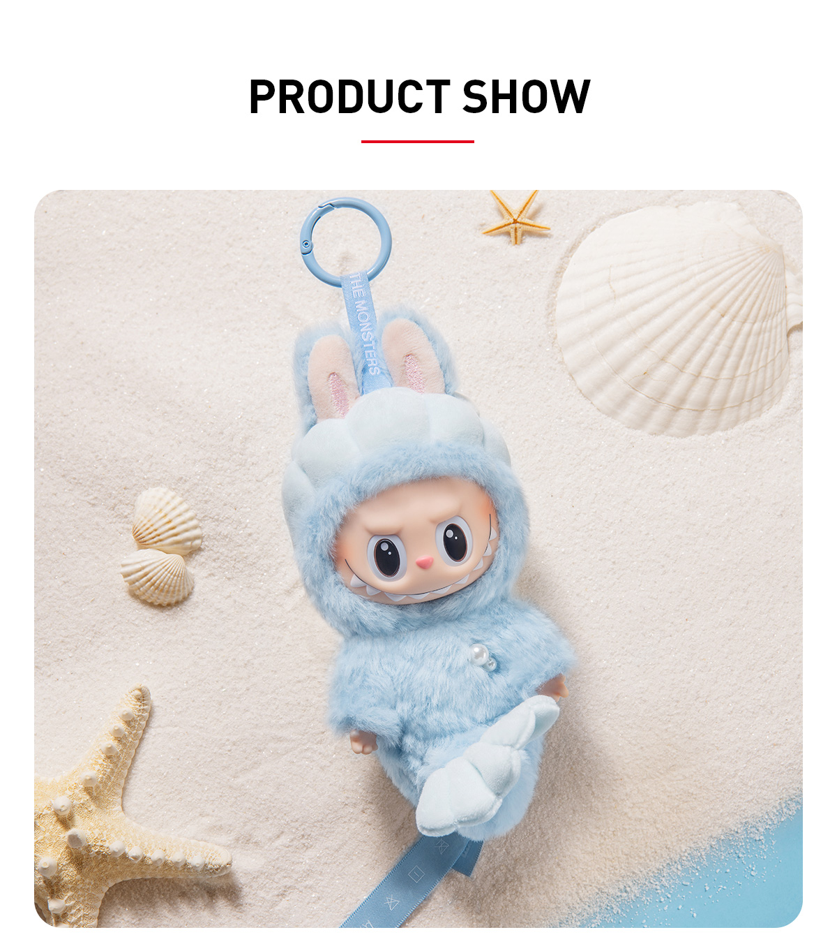 LABUBU HIDE AND SEEK IN SINGAPORE SERIES-Vinyl Plush Doll Pendant