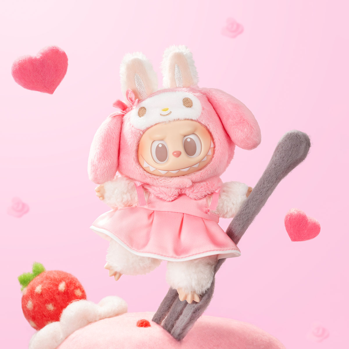 THE MONSTERS × Sanrio Characters ぬいぐるみペンダント - POP MART