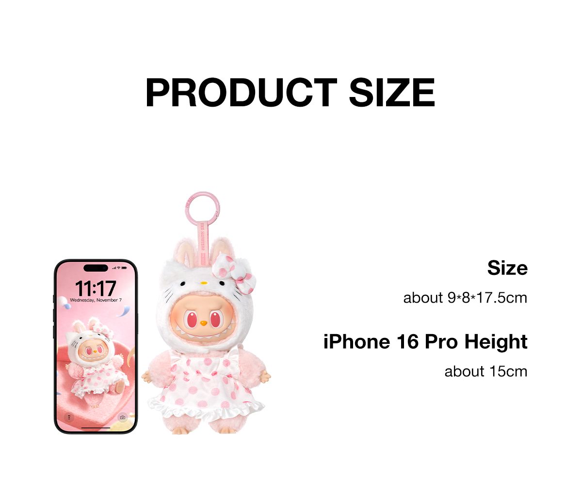 THE MONSTERS × Sanrio Characters Series-Vinyl Plush Pendant Blind