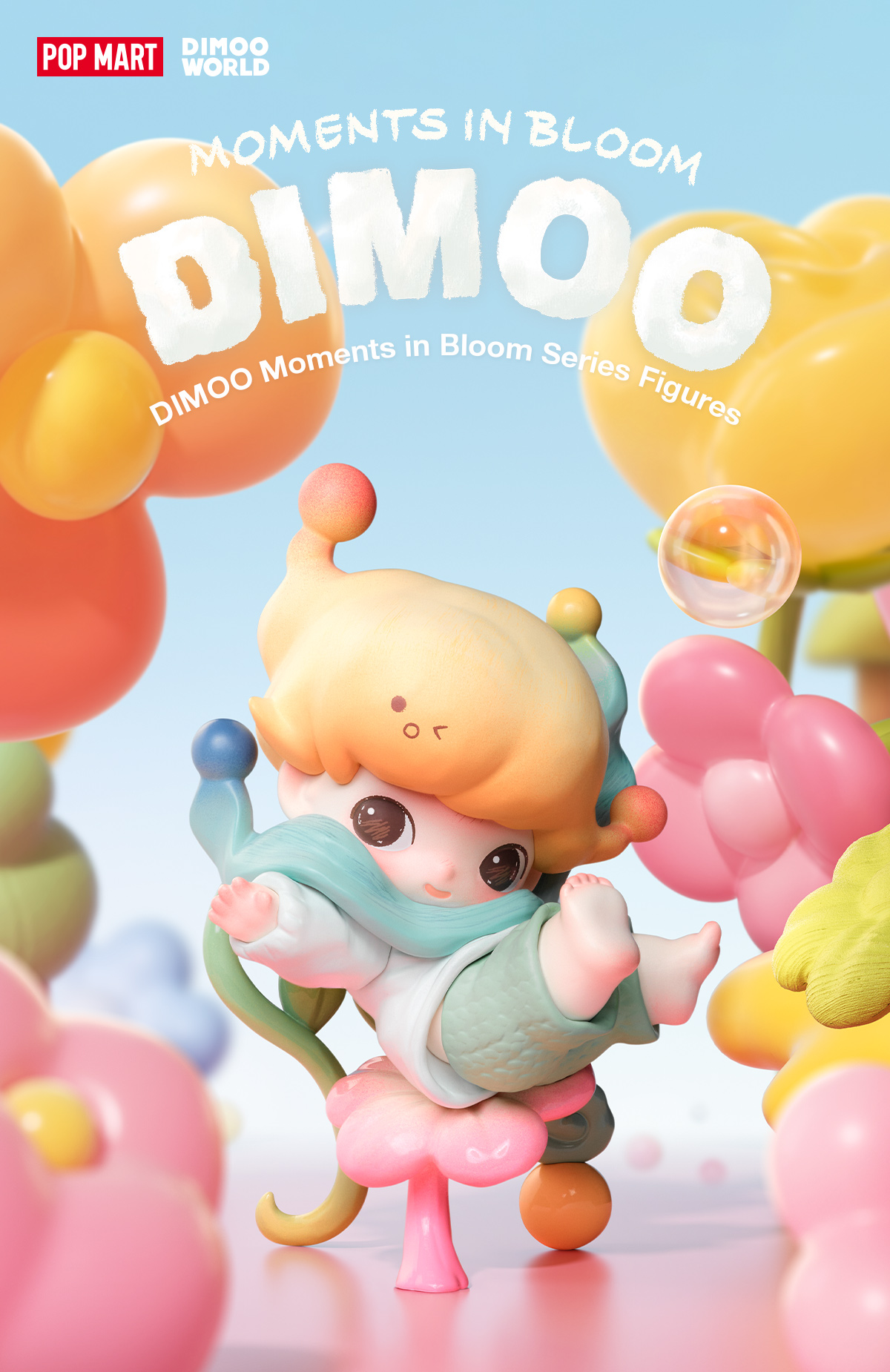 【未開封・6種】ポップマート DIMOO Moments in Bloom DIMOO Moments in Bloom Series Figures - POP MART (Switzerland)