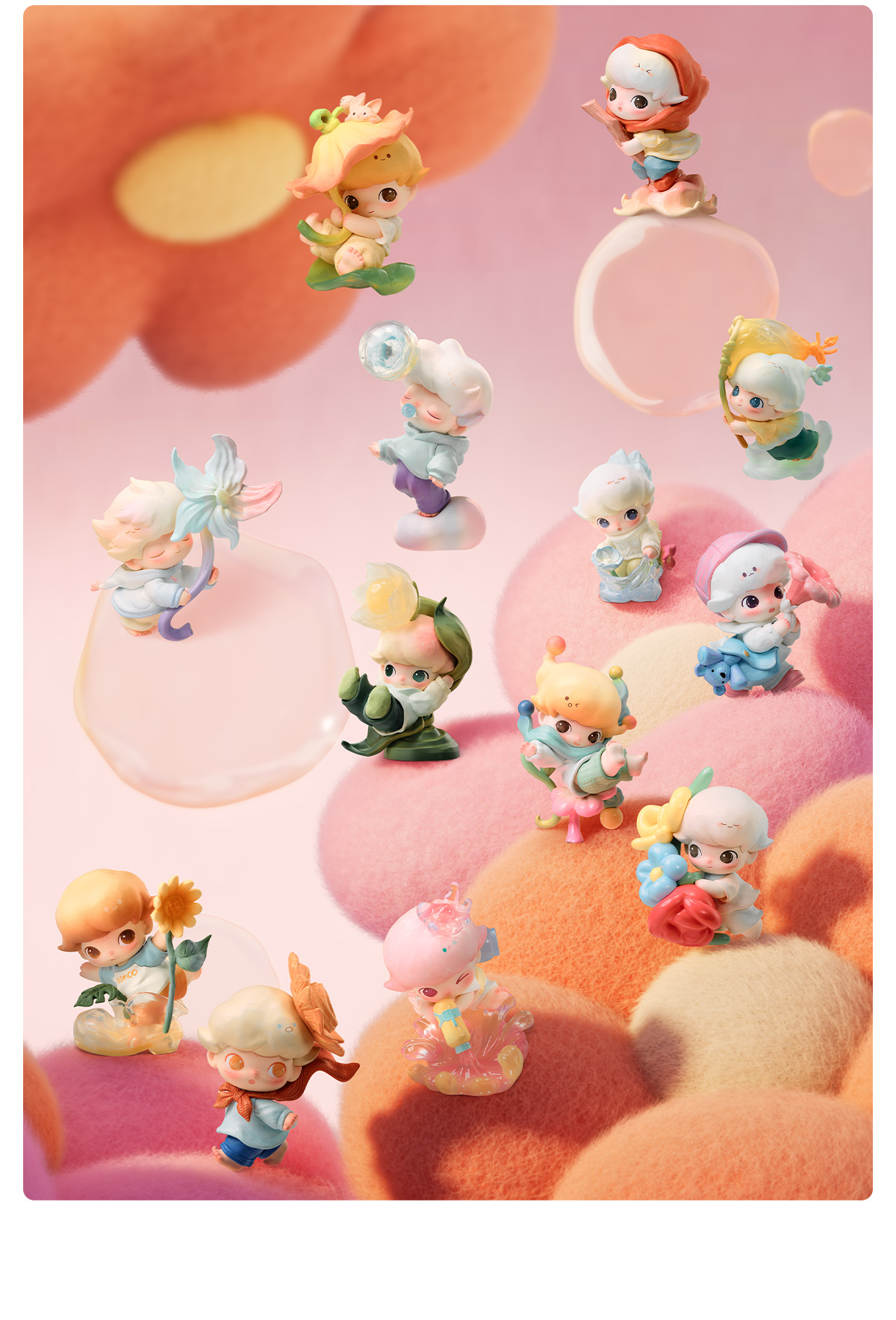 DIMOO Moments in Bloom Series Figures - POP MART (Hungary)