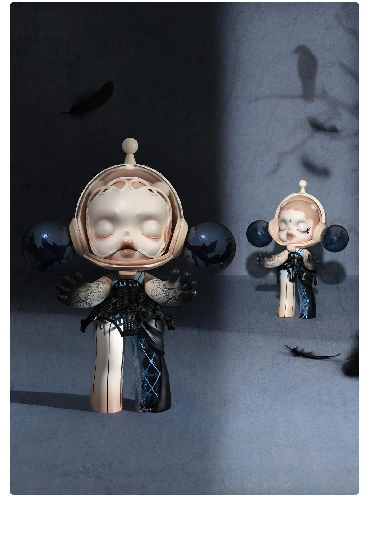 MEGA α SKULLPANDA 1000% Guo Pei-Alternate Universe - POP MART 