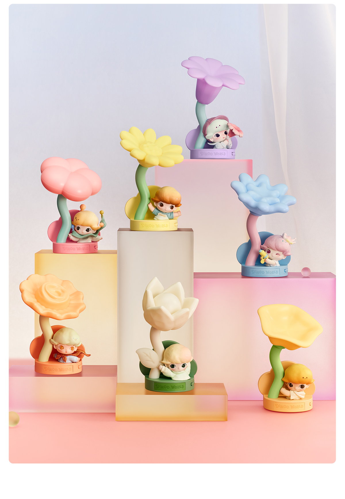 POP NOW:DIMOO Moments in Bloom Series - Sensor-activated